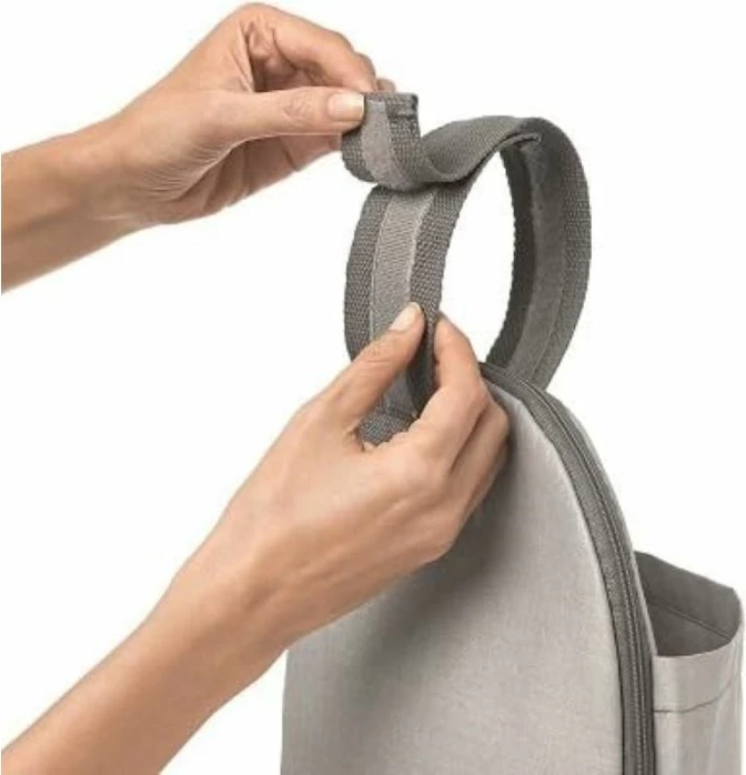 çantë për hekur Rayen 6333.01, 30x20x15 cm, 4 ndarje, e ventilume, rezistente ndaj nxehtësisë, gri