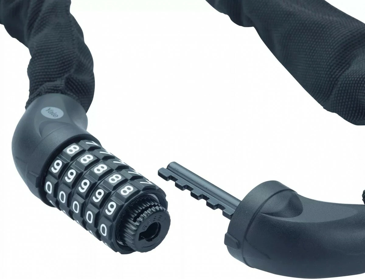 Zinxhir sigurie me bravë kombinimi YALE HOME YCHC0/6/90/2, 900 mm, i zi