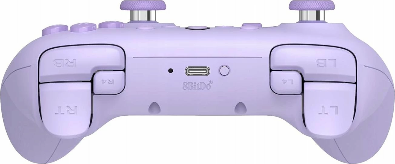 Gamepad 8BitDo Ultimate 2C Wireless për PC/Android, Hall Effect, 14 butona, 2.4GHz + USB-C, Vjollcë, set me dongle + kabllo
