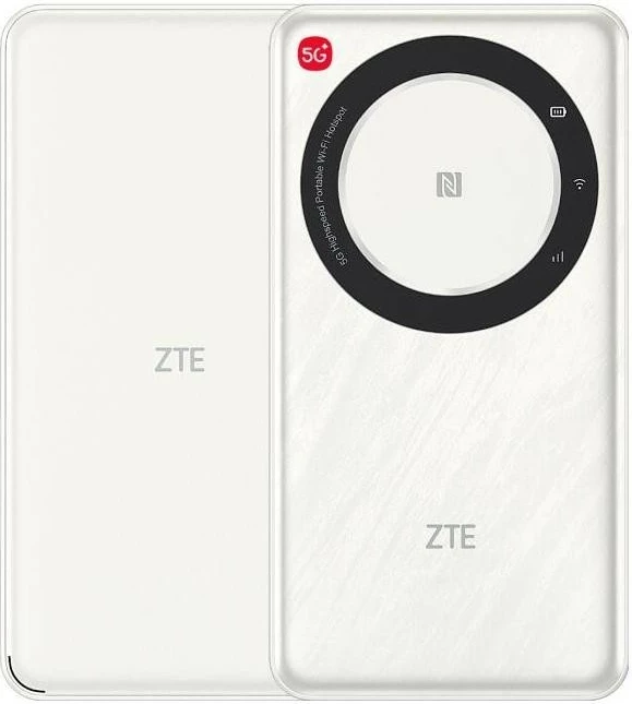 Router mobil ZTE U30 Air 5G, Wi-Fi 6, bateri 4500mAh, bardhë
