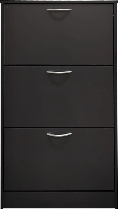 Raft këpucësh Savaz, ngjyrë antracit, 60x24x114cm