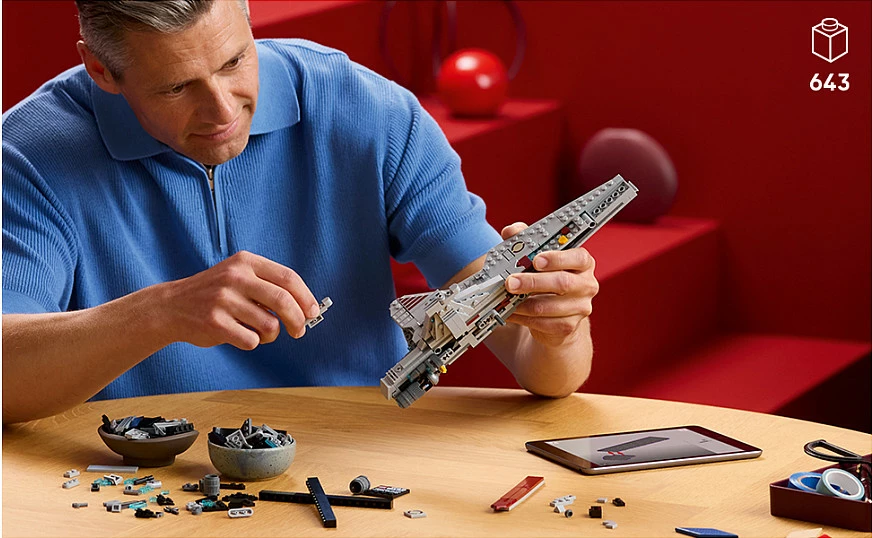 Set ndërtimi LEGO Star Wars Venator-Class Attack Cruiser 75441, 643 pjesë, 18+, shumëngjyrësh