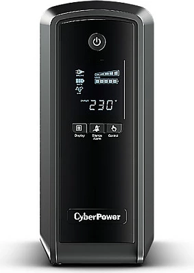 UPS CyberPower CP550EPFCLCD, 550VA/350W, Pure Sine Wave, LCD, 6 priza, e zezë