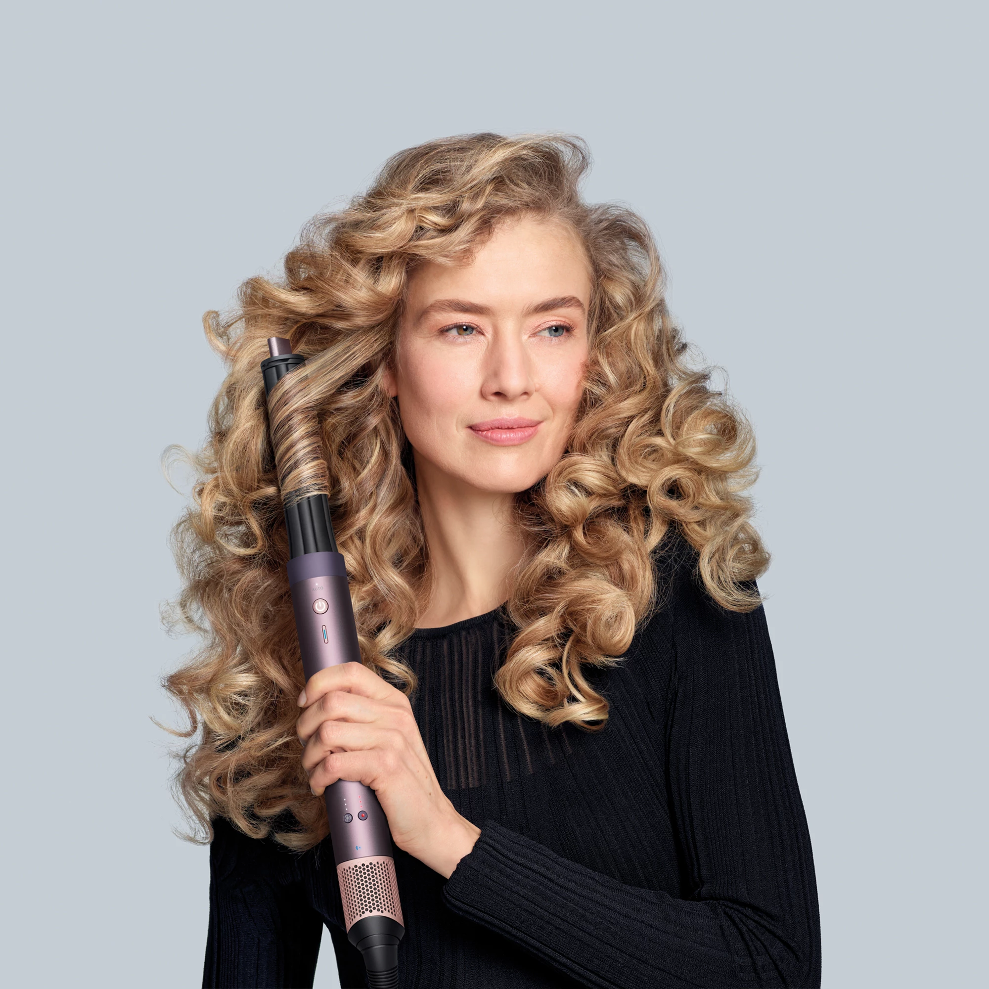 Stilues flokësh Dyson Airwrap Co-anda2x (598775) Jasper Plum i drejtë+me onde