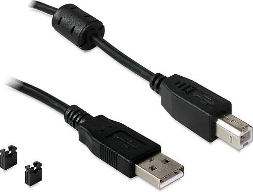 Adapter USB në Serial DeLOCK 87585, USB 2.0 në RS-422/485, i zi