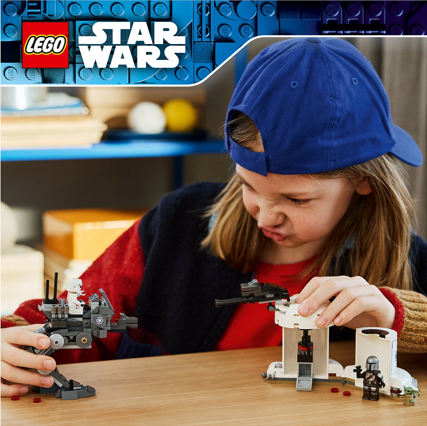 Set ndërtimi LEGO Star Wars 75444 AT-RT Attack, 297 pjesë, shumëngjyrësh