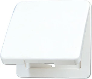 Kapak me palosje Jung CD 590 KL, 50x50 mm, i bardhë