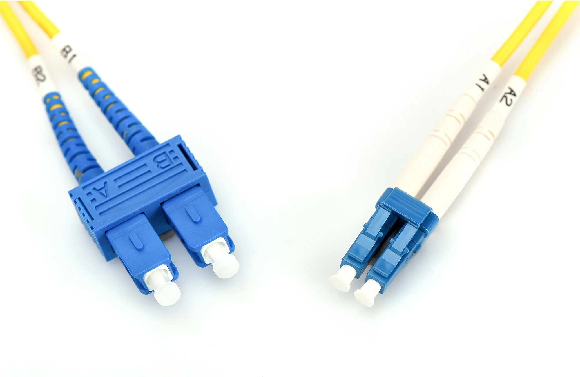 Kabëll optik Digitus LC/SC OS2, 10m, verdhë