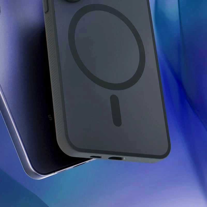 Kapak telefoni 3mk Smoke MagCase me MagSafe për iPhone 14 Plus, gjysmë-transparent
