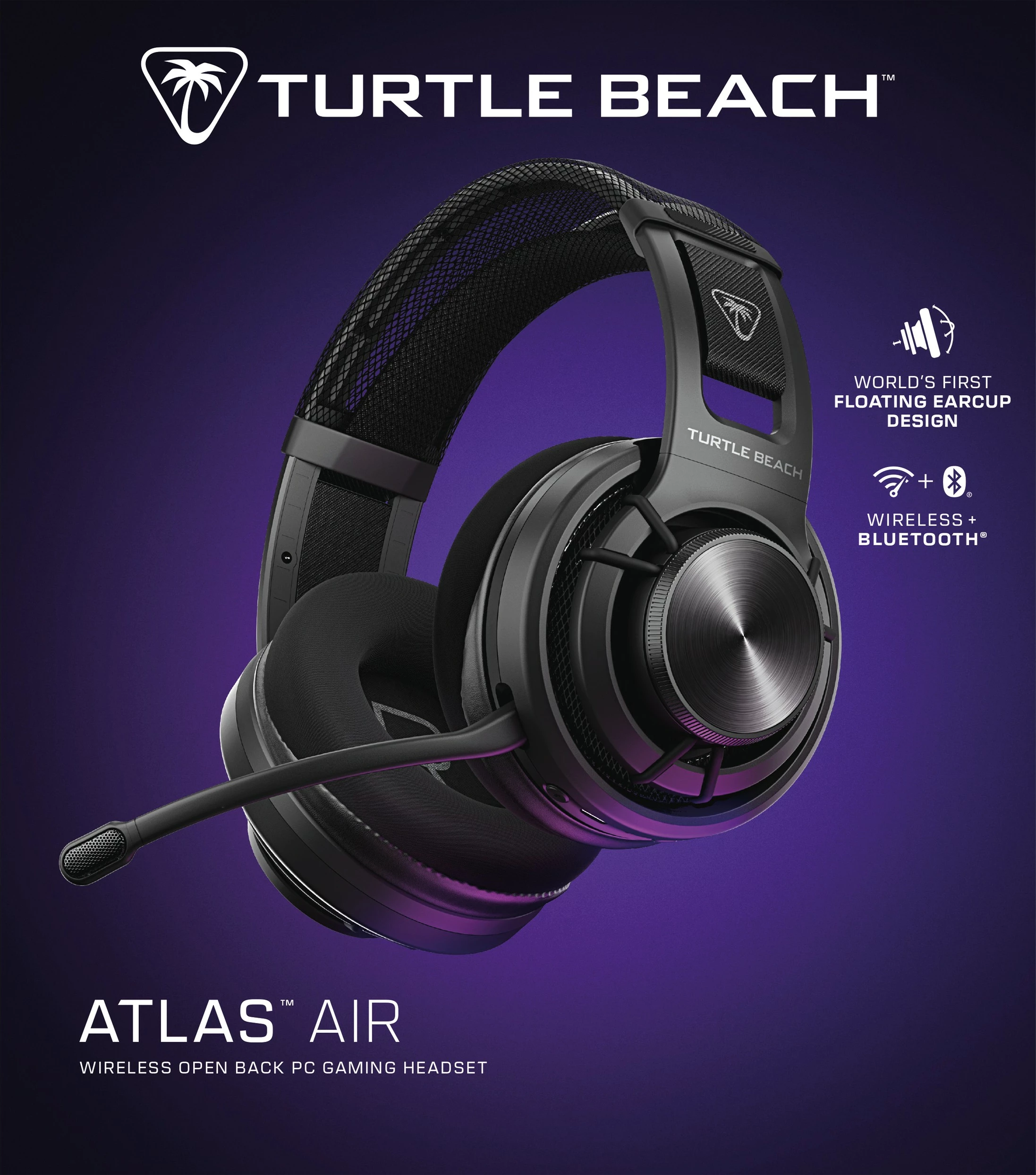 Kufje Turtle Beach Atlas Air over-ear, e zezë