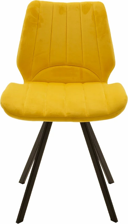 Karrige Sabia kadife e verdhë-këmbë e zezë