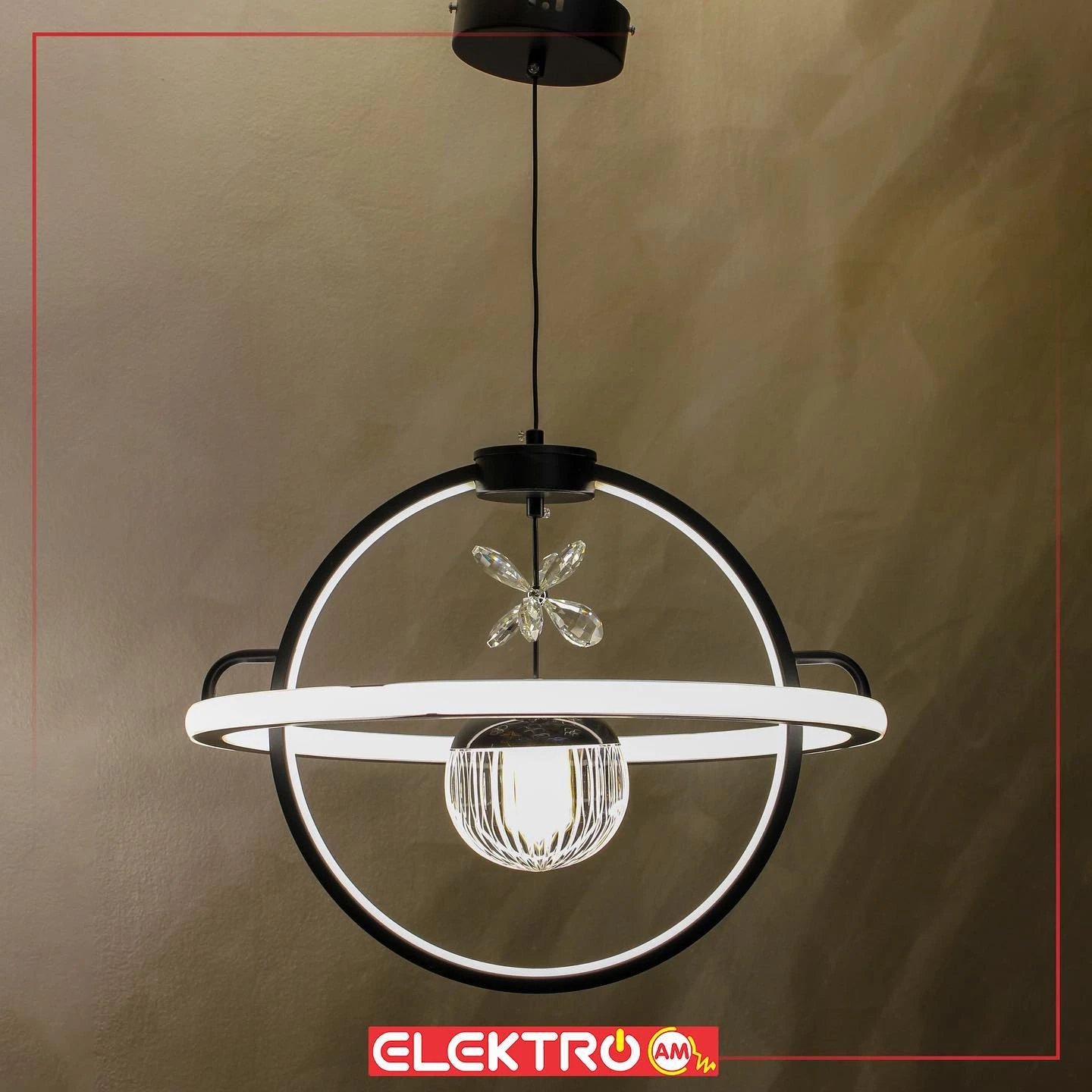 Abazhur LED i varur 8177/1 BK