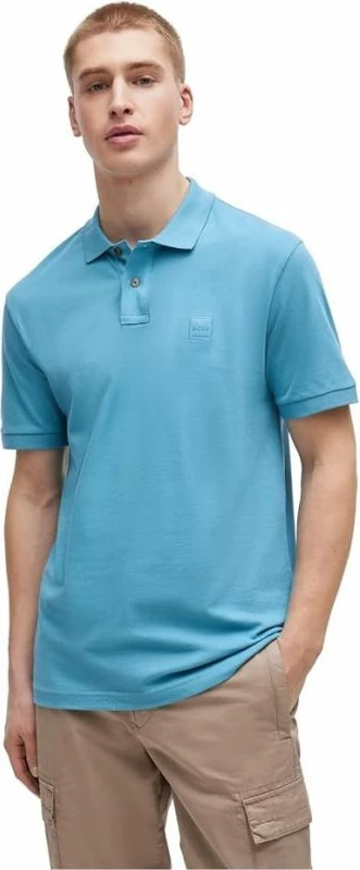 Maicë polo Boss meshkuj, e kaltër [Madhësia: S]