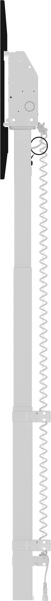 Mbajtëse dyshemeje elektrike për ekran iiyama Pylon, VESA 800x600, deri 120kg, 55-98", e bardhë