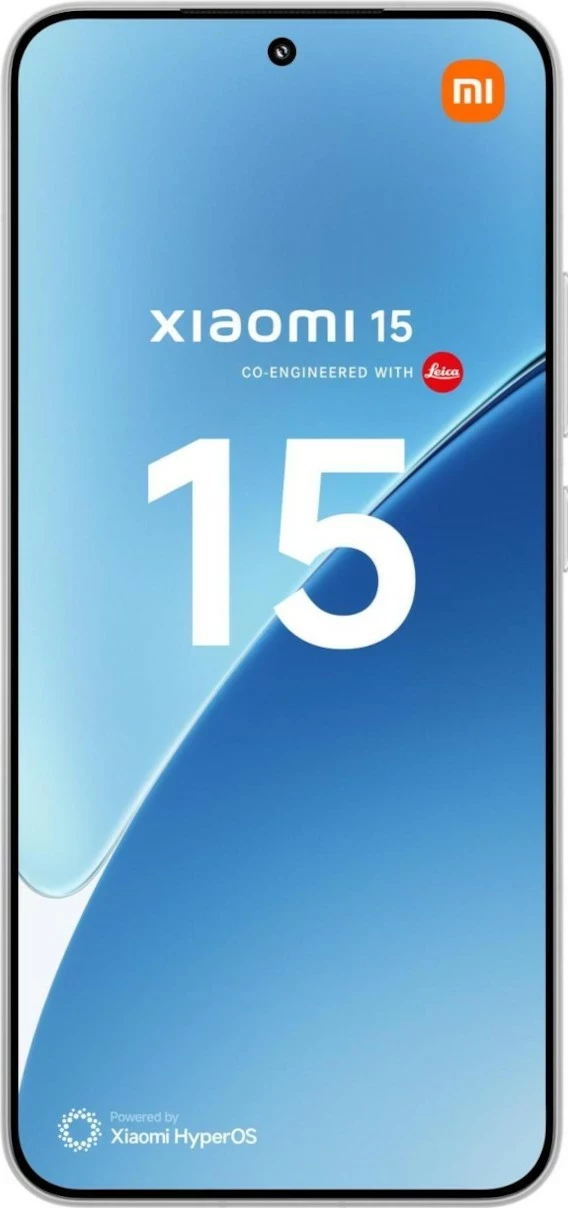 Celular Xiaomi 15, 6.36",  12+256GB, i bardhë