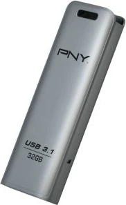 USB stick PNY Elite Steel 32GB USB 3.1, argjendtë