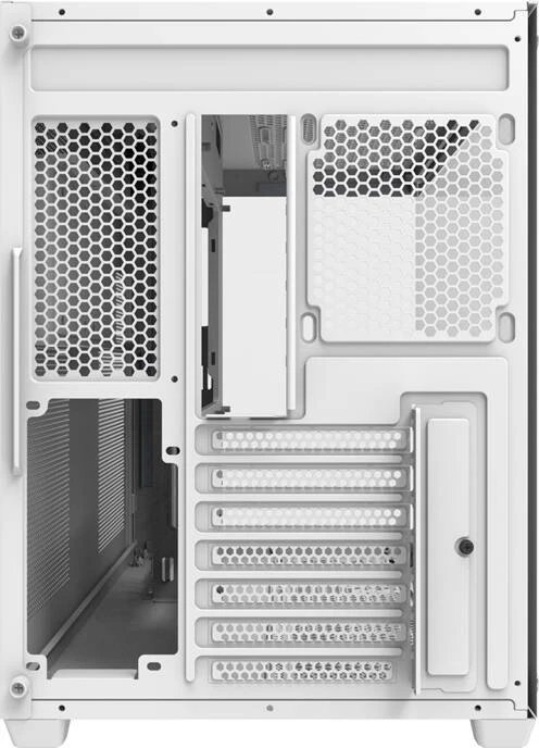 Kasë Darkflash C285P, Mini Tower, ATX/M-ATX/ITX, xham i temperuar, e bardhë