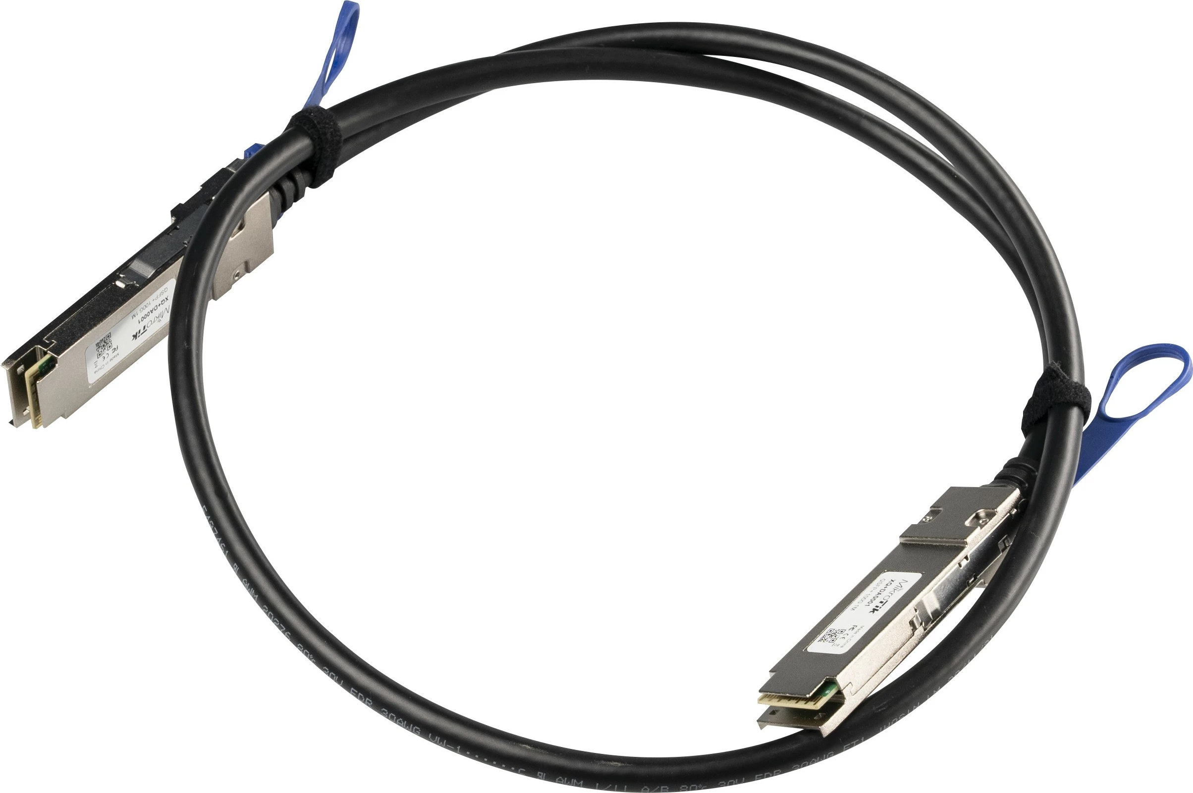 Kabllo MikroTik XQ+DA0001, 1 m, QSFP+ to QSFP+ / QSFP28 to QSFP28, i zi