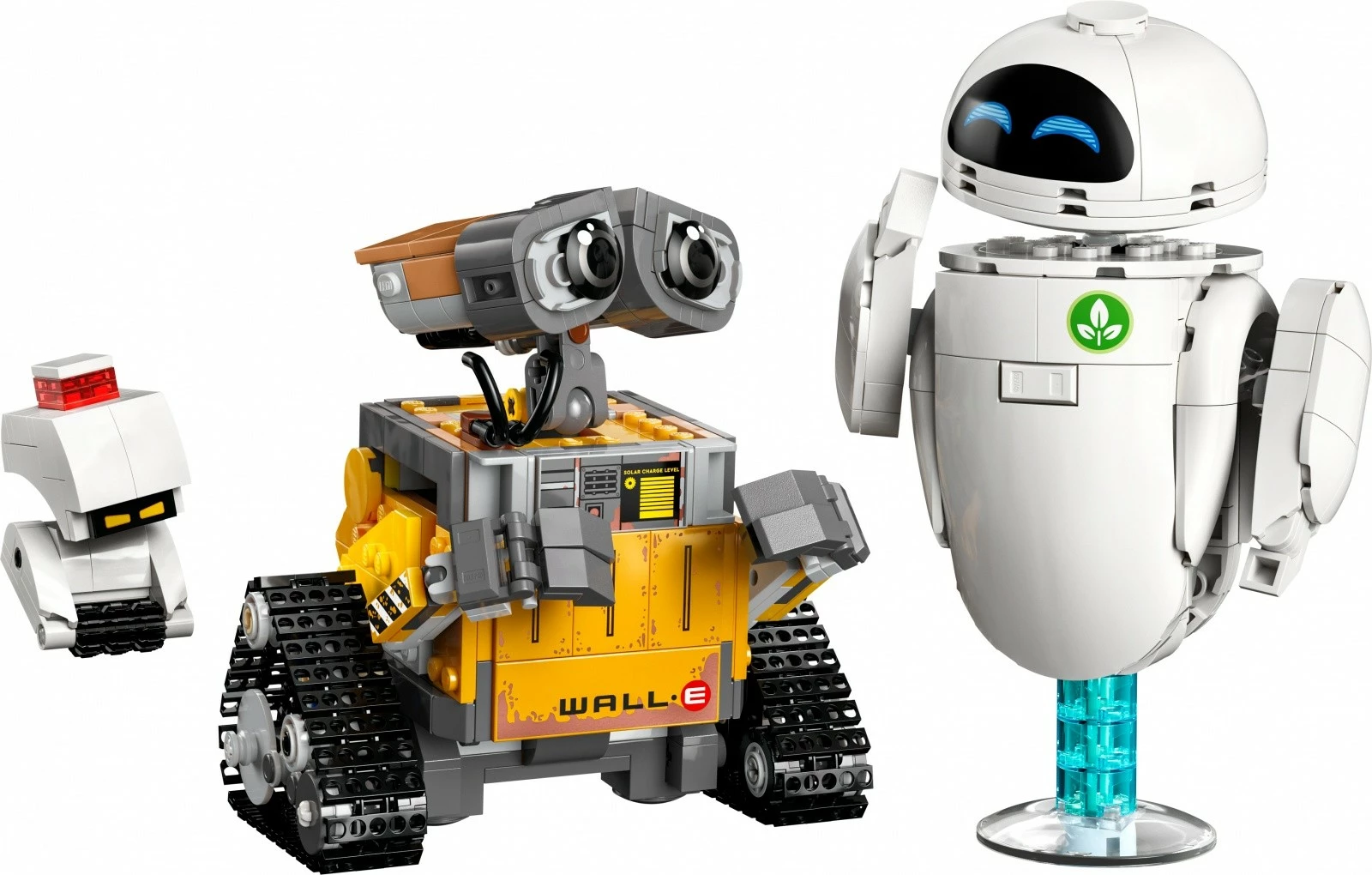 Set LEGO Disney Pixar WALL-E dhe EWA 43279, 811 pjesë, për të rritur