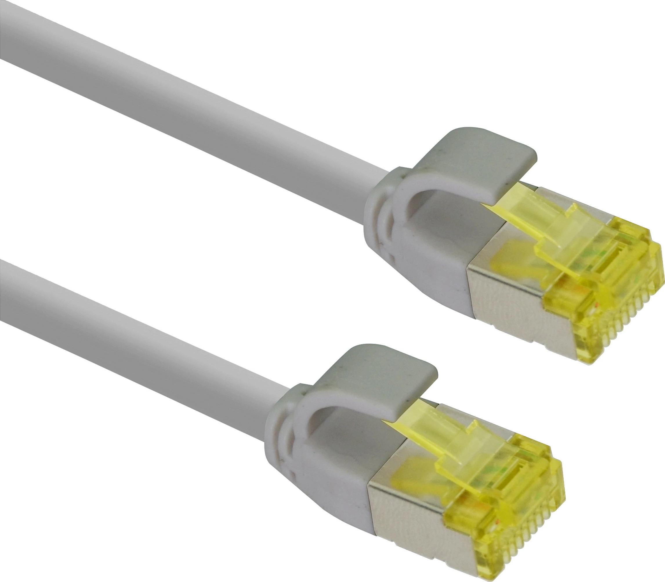 Kabllo rrjeti Helos Cat6a Ultraslim 3 m, RJ45, S/FTP, gri
