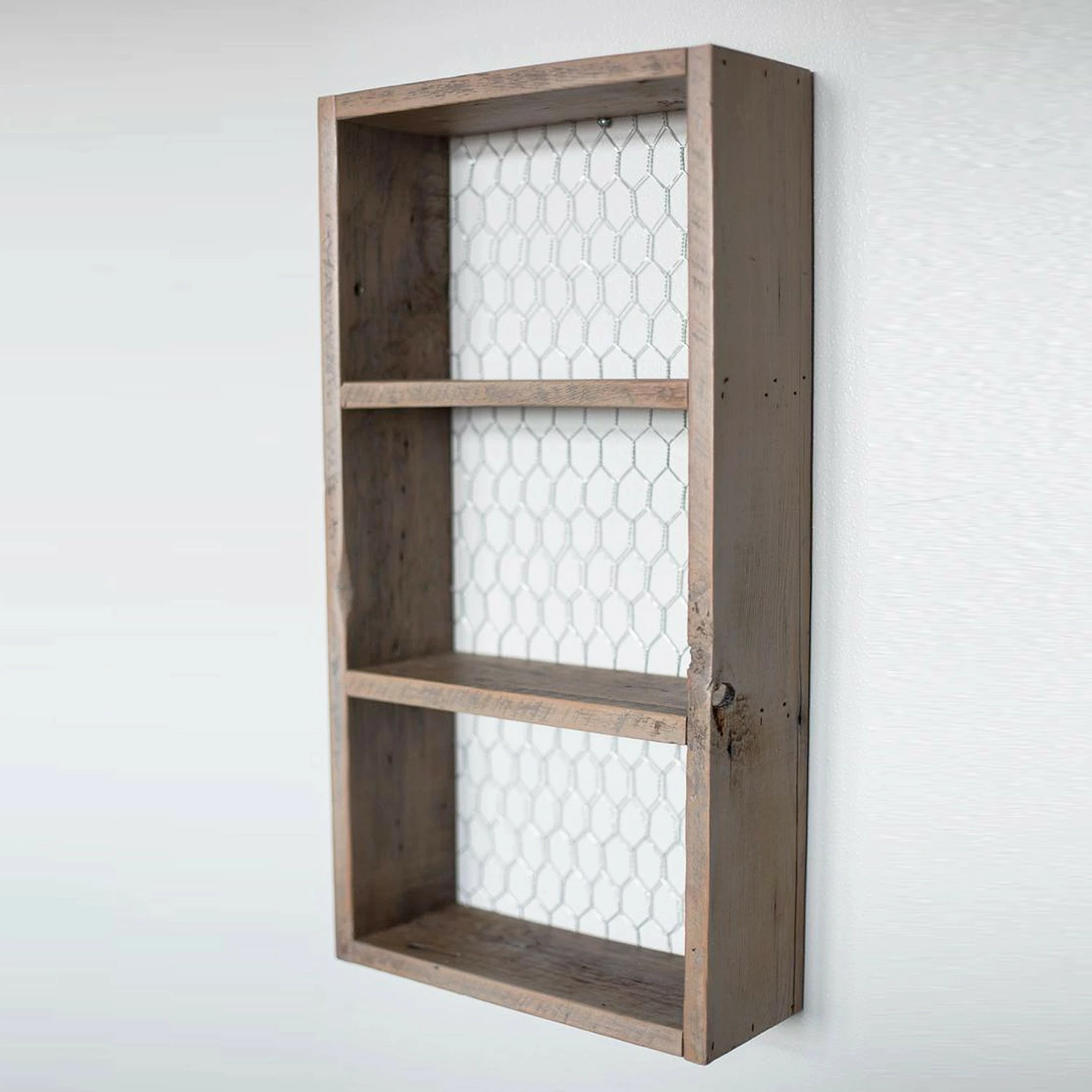 Raf muri Skye Decor, ngjyrë arre, 30x60x9cm