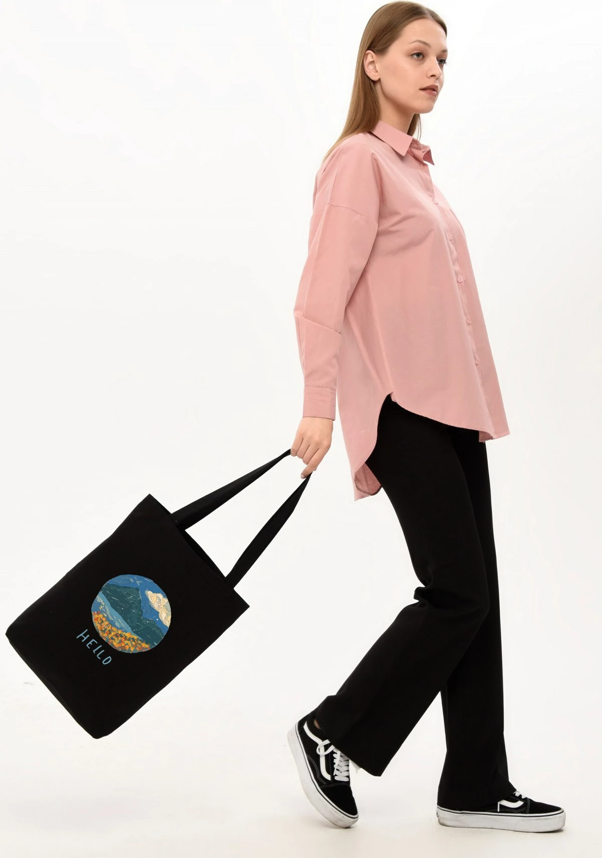 Çantë tote Zoozie Bags, e zezë, 1468