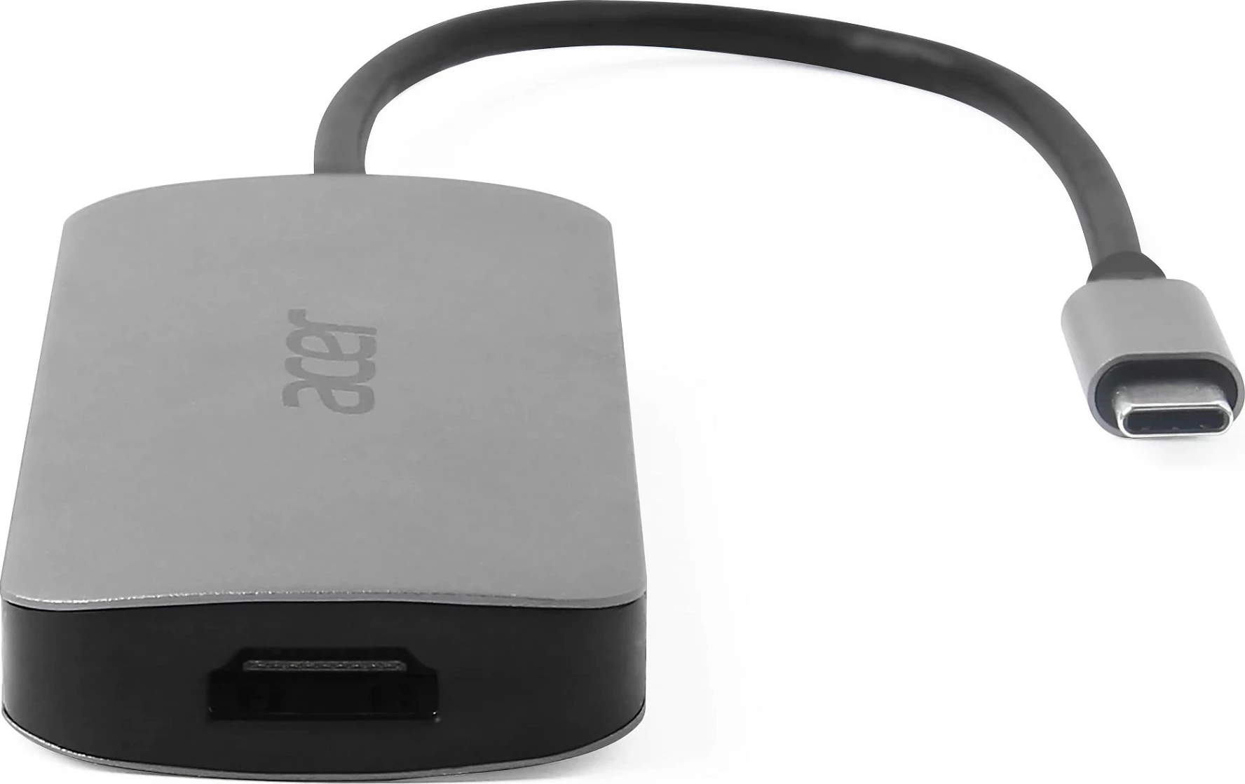 Dongle USB-C 7-në-1 Acer, HDMI 4K 60Hz, 3x USB-A, SD/microSD, PD 100W, Argjendtë