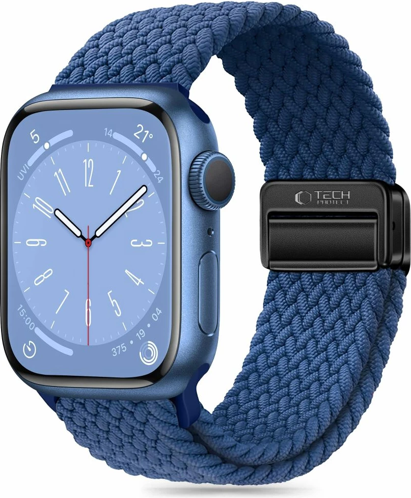 Rrip najloni për Apple Watch Tech-Protect Nylonmag, 42/44/45/49 mm, Kaltër