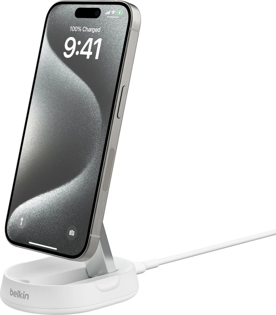 Mbushës wireless Belkin BoostCharge Pro, 15W, i bardhë