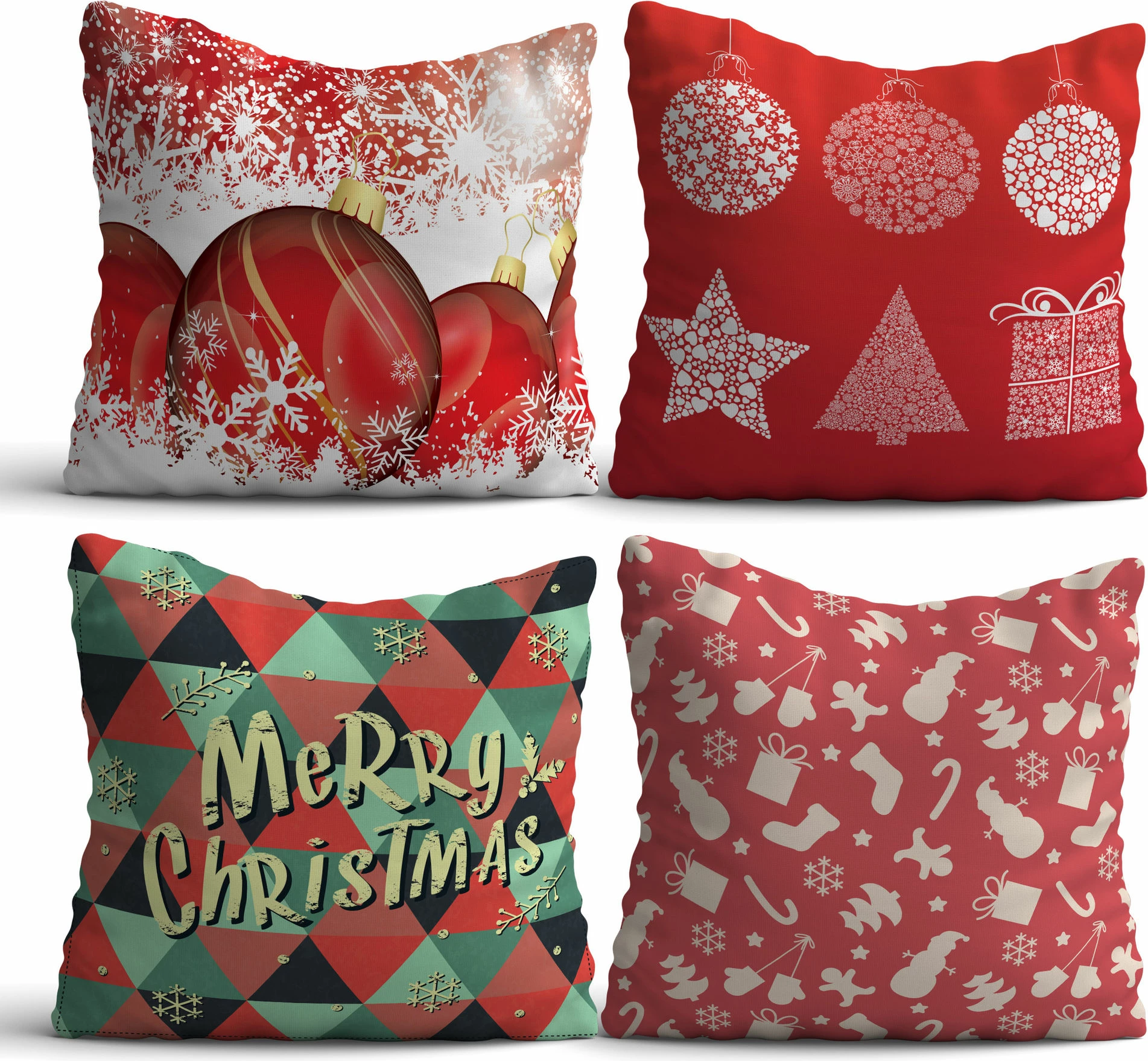 Set jastëkësh dekorativë (4 copë), dizajn Aberto, NYXMAS18