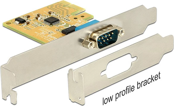 Kartë zgjerimi PCIe DeLOCK 89444, 1x RS-232 (DB9), PCIe 2.0, low profile