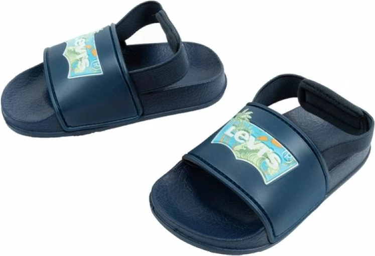 Sandale për djem Levi's Pool S Mini, navy blue