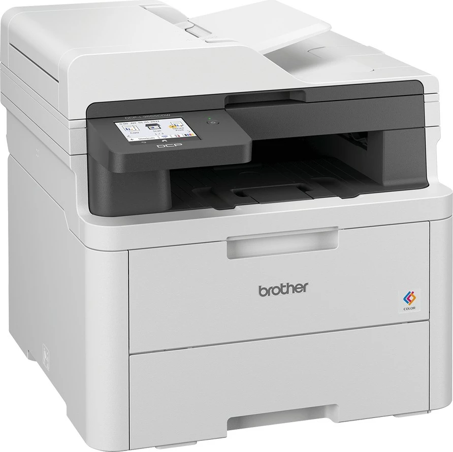 Printer laser Brother DCP-L3555CDW, ngjyrë, A4, Wi-Fi, gri