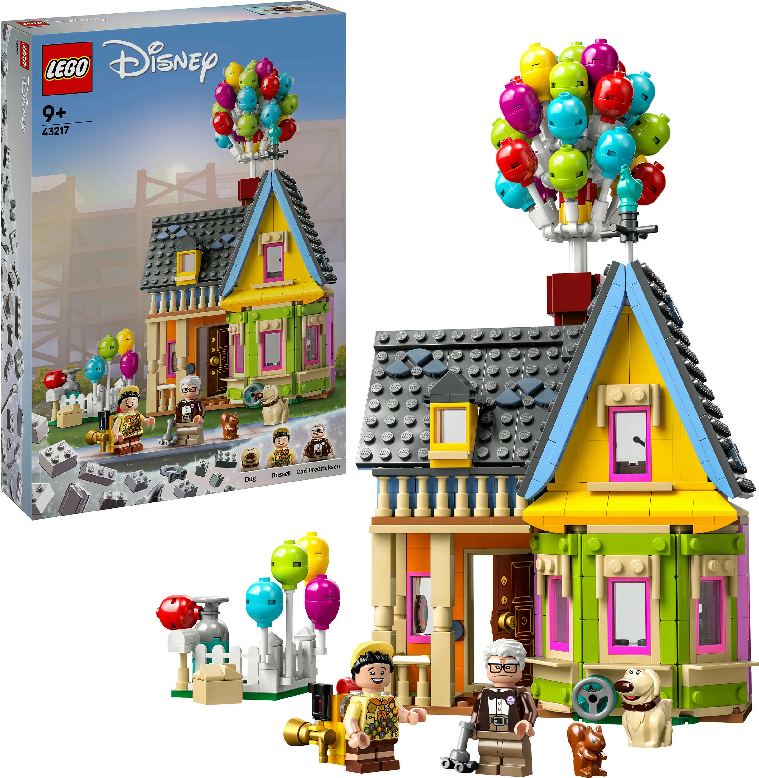 Set ndërtimi LEGO Disney 43217 Up House, 598 copë, shumëngjyrësh