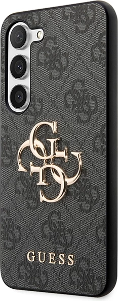 Mbështjellës Guess 4G Big Metal Logo për Samsung Galaxy A55, i zi