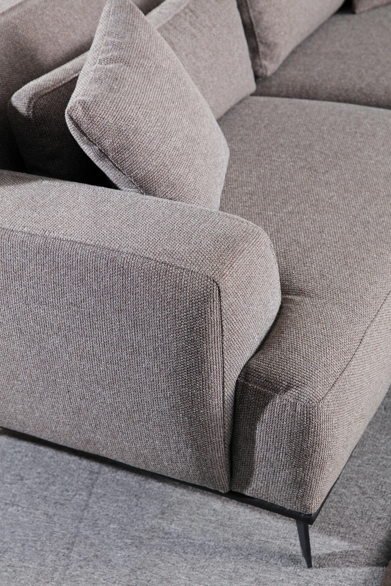 Divan dy vendësh Atelier del Sofa, Jaguar 2, kafe-gri