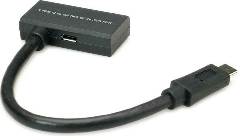 Adapter VALUE USB 3.2 Gen 1 në SATA 6Gb/s, 1m, Plug & Play, i zi