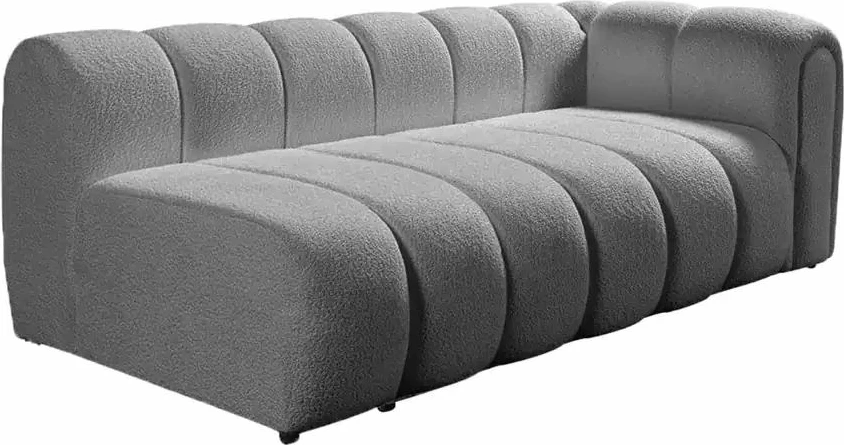 Këndare Atelier del Sofa, N-Line, kënd i majtë, ngjyrë gri