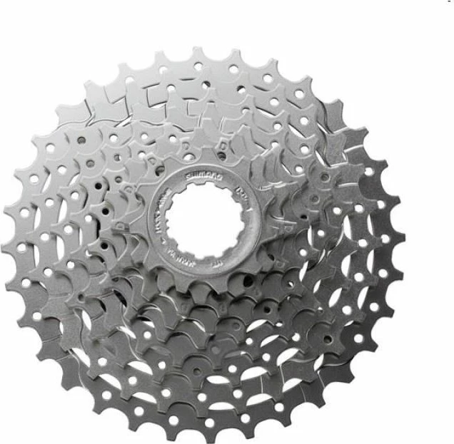 Kasetë biçiklete Shimano për meshkuj, argjendtë