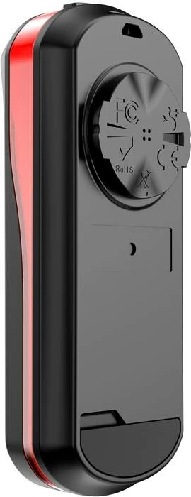 Dritë pasme biçiklete iGPSPORT SR30 me radar, e zezë