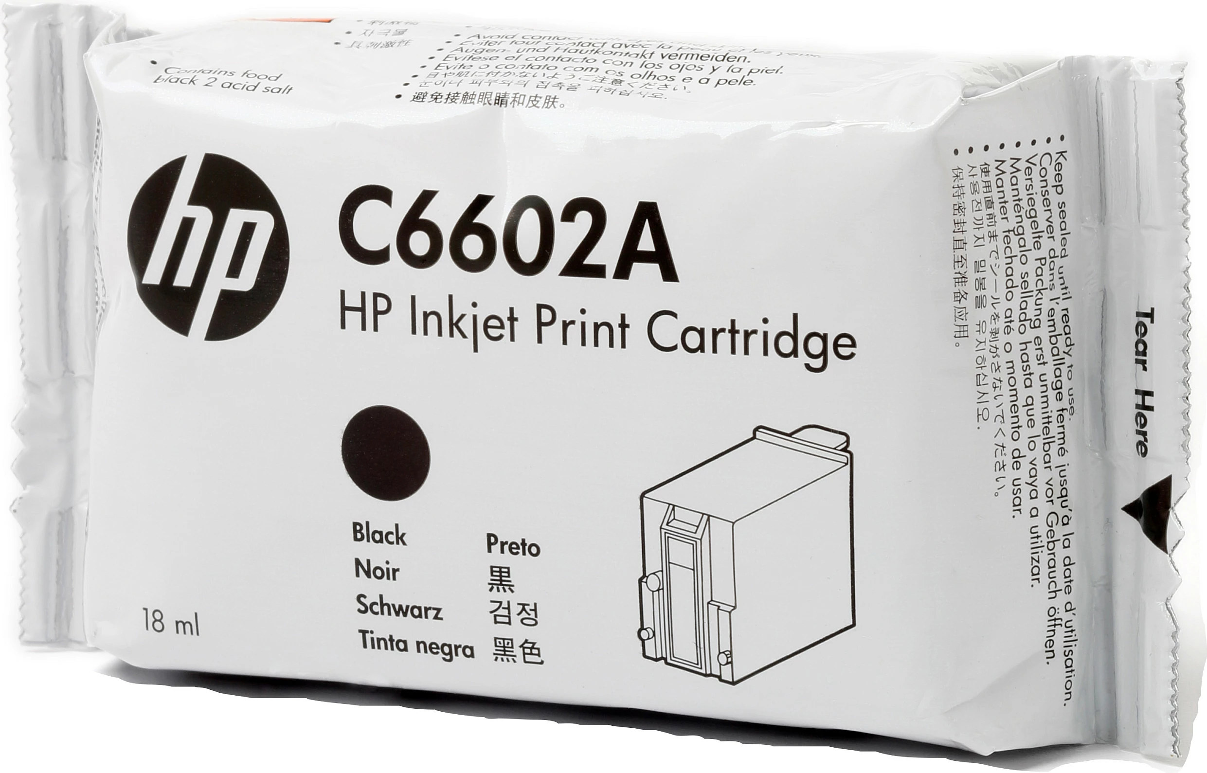 Kartrixh boje HP C6602A Inkjet, 18 ml, e zezë