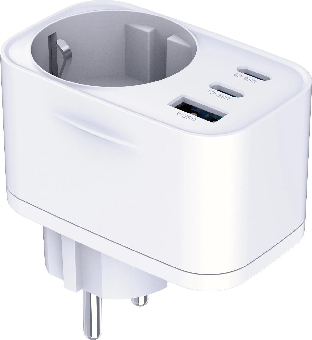 Karikues 3mk Hyper Comfort Charger GaN PD 30W, i bardhë