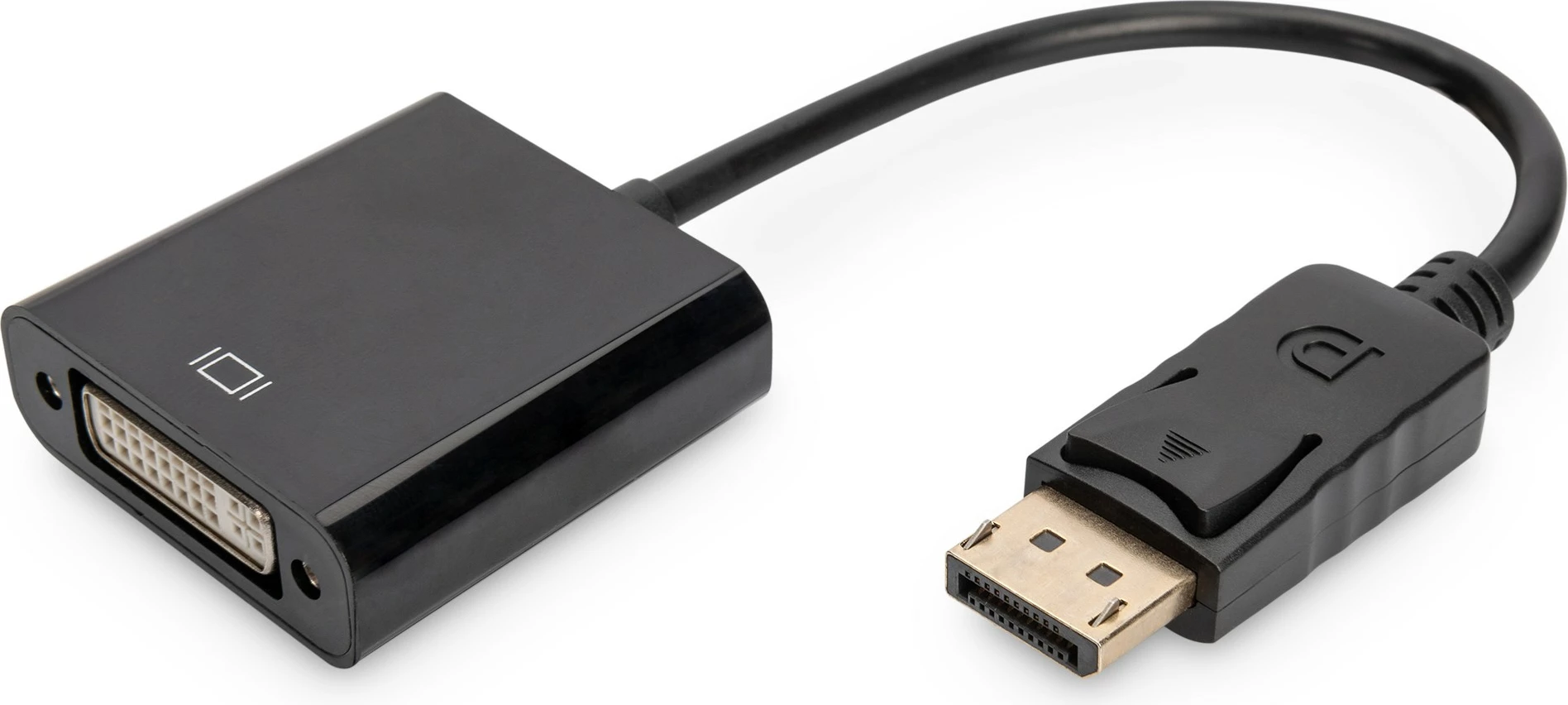Adapter DisplayPort në DVI Digitus, 0.15m, Dual Link, i zi