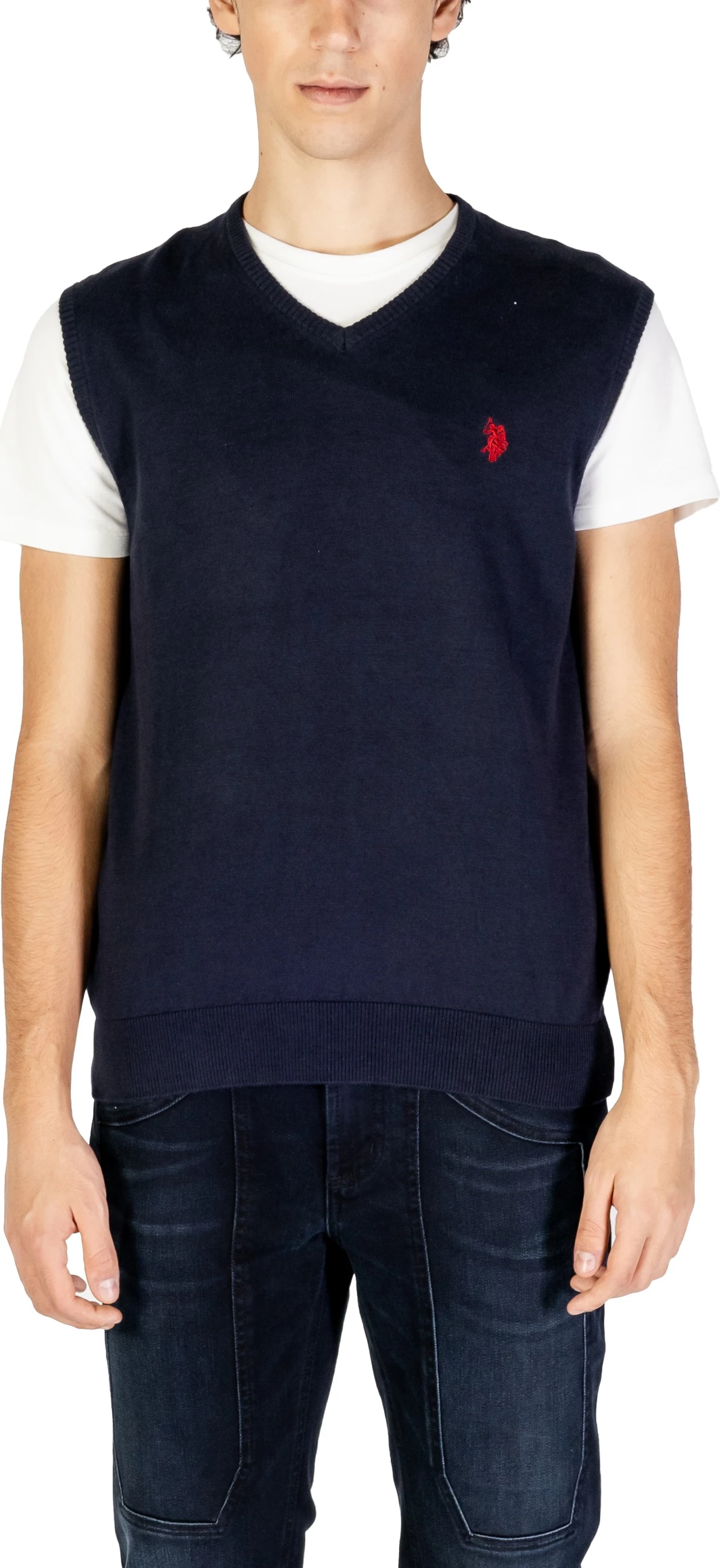 Jelek i thurur për meshkuj U.S. Polo Assn. US40 174001, i kaltër