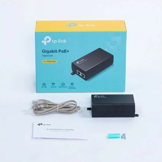 PoE+ injektor TP-LINK TL-POE160S, Gigabit, 30W, IEEE 802.3af/at, i zi