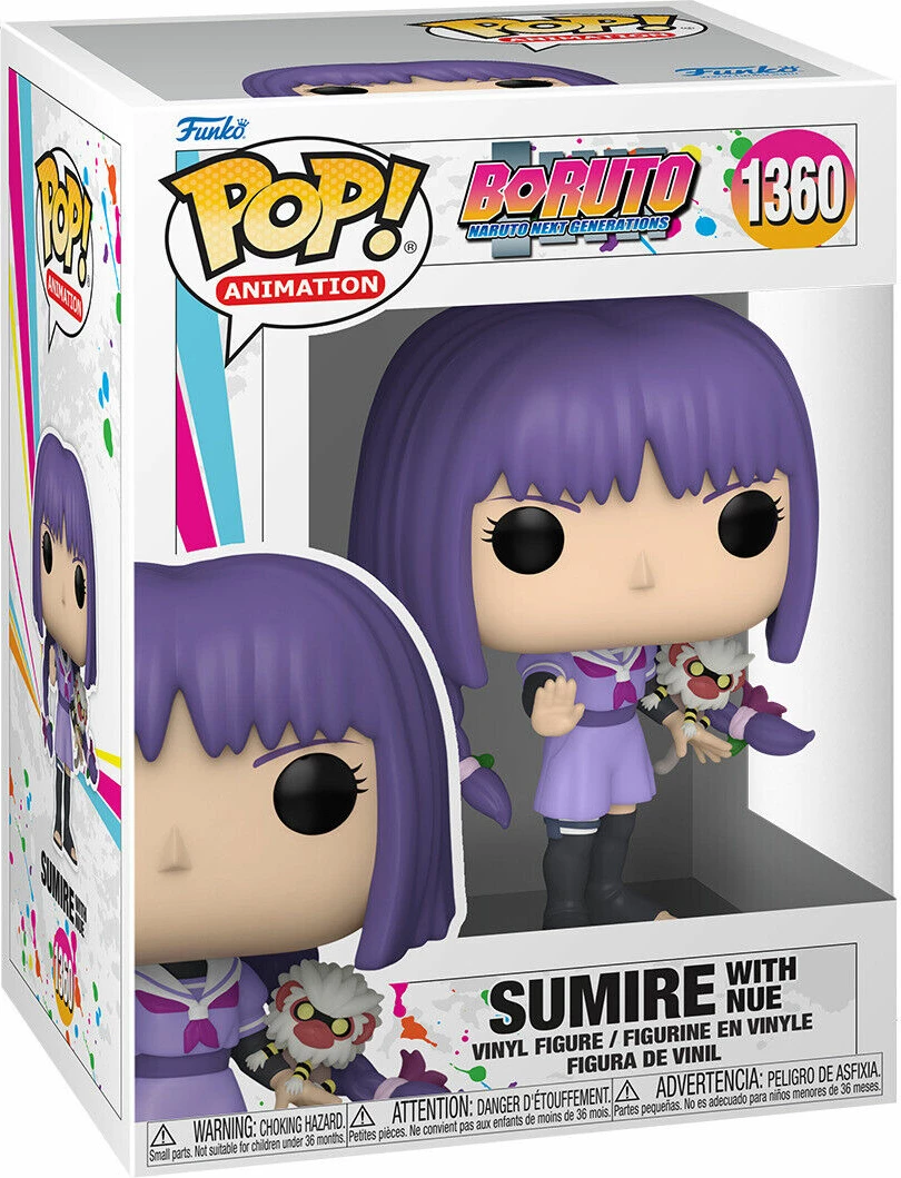 Figurinë koleksionuese Funko POP! Animation Boruto Sumire me Nue, vinil, vjollcë