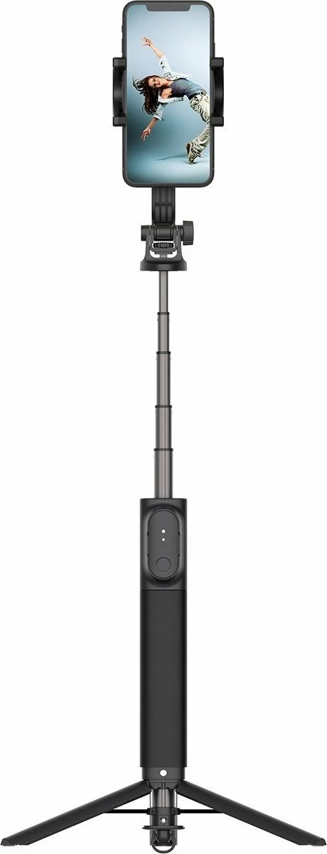 Selfie stick Fixed Snap XL FIXSN-XL-BK, 113 cm, tripod 2-në-1, Bluetooth 5.0, me telekomandë, i zi