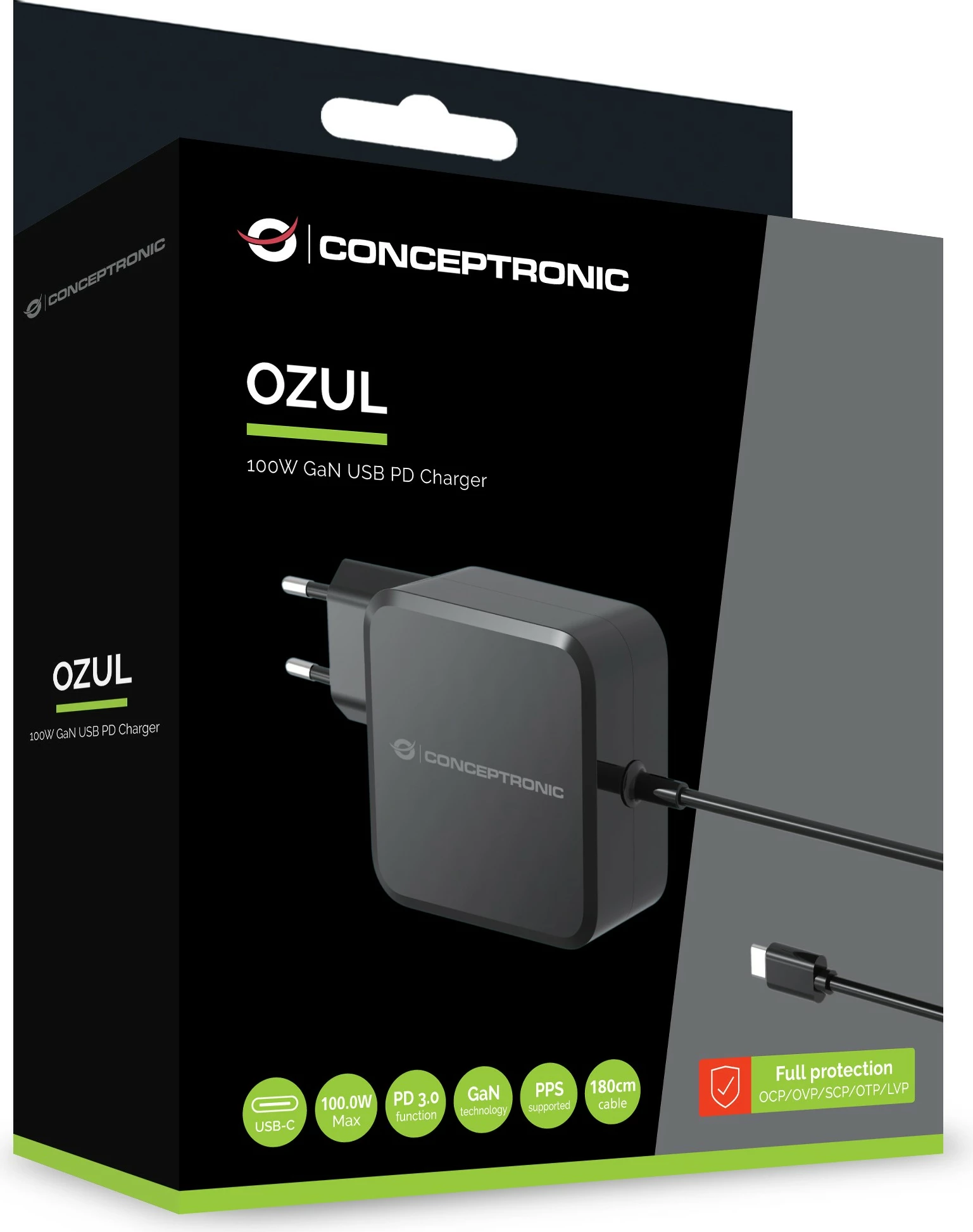 Karikues Conceptronic 1Port GaN USB-C Desk 100WPD3.0/PPS, zi