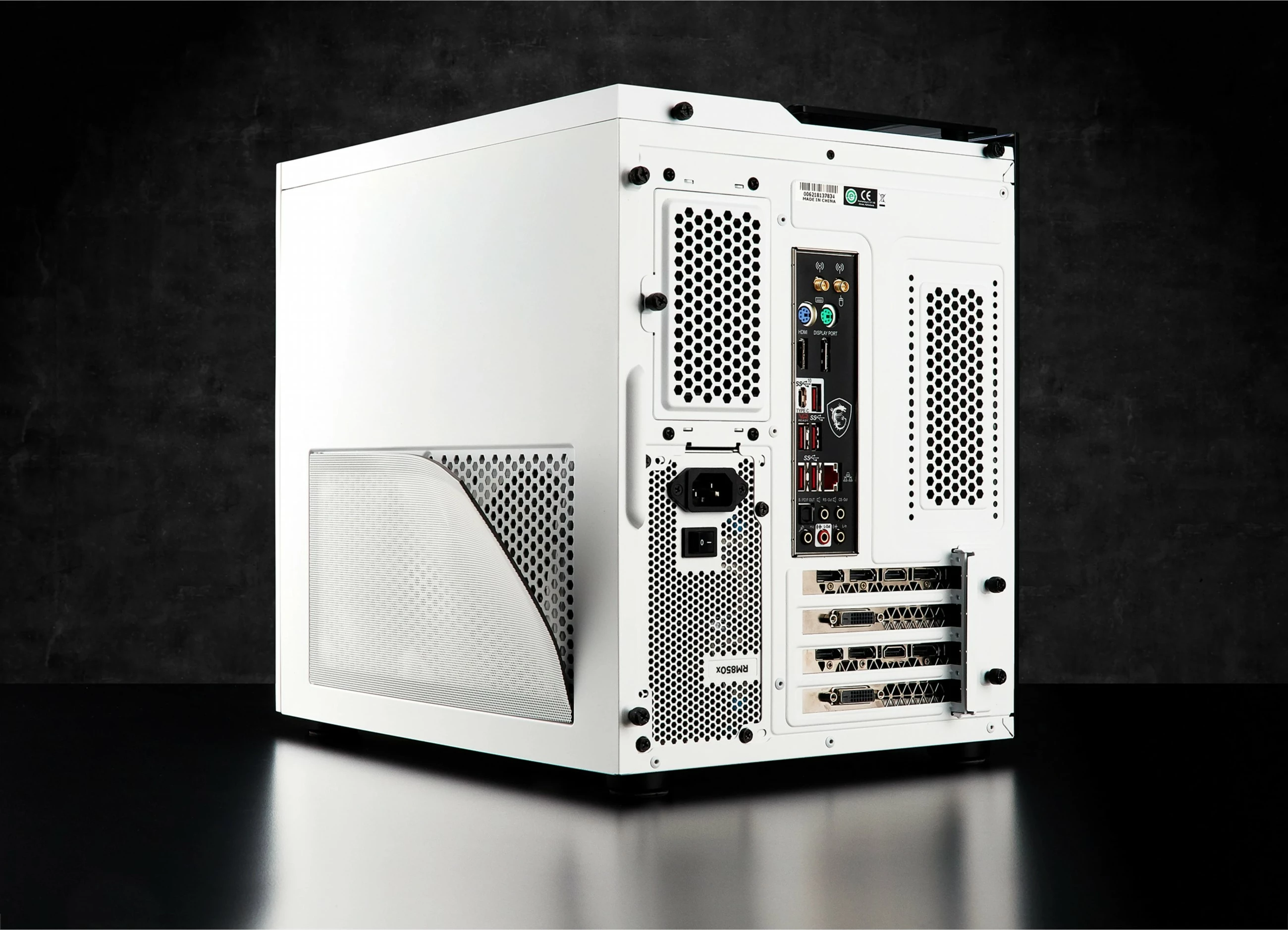 Kasë Corsair Crystal 280X, micro ATX, xham i temperuar, e bardhë