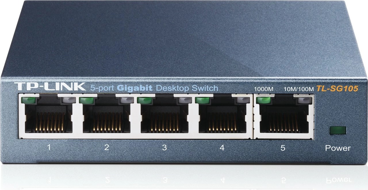 Switch TP-LINK TL-SG105, 5 porta Gigabit, Kasë metalike
